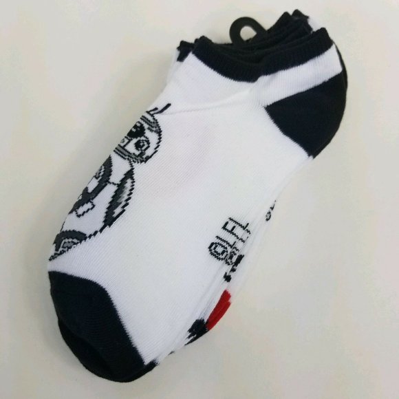 Disney Star Wars Womens No Show Socks Size 9-11 Shoe Size 4-10 BB8 Millennium - Picture 10 of 11